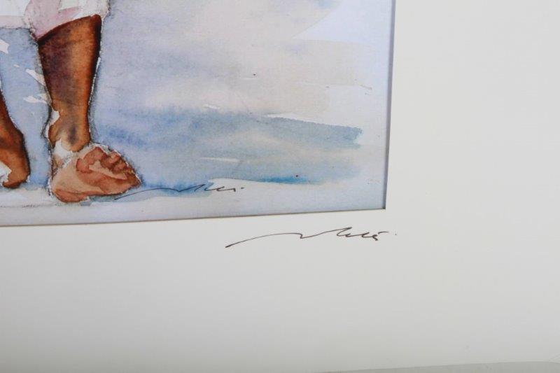 Signed Print Purchased in Nice, France