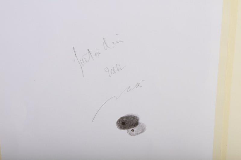 Signed Print Purchased in Nice, France