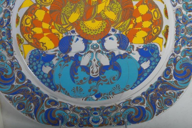 "The Angels Appear to the Shepherds on the Field" by Bjørn Wiinblad