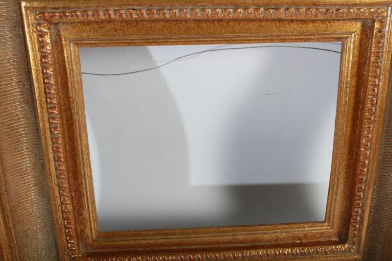 Gold Tone Wood Frame
