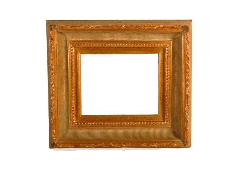 Gold Tone Wood Frame