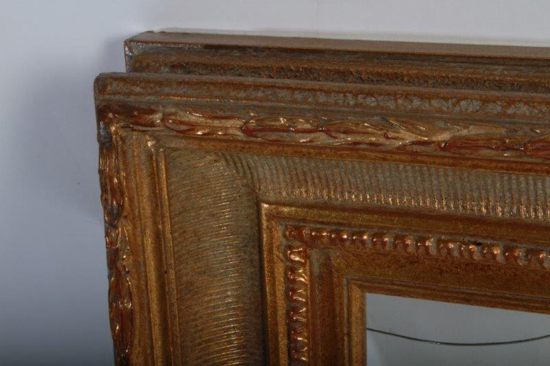 Gold Tone Wood Frame