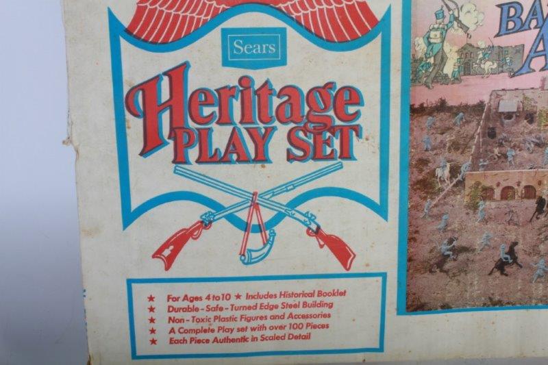 Vintage "Battle of the Alamo" Heritage Play Set