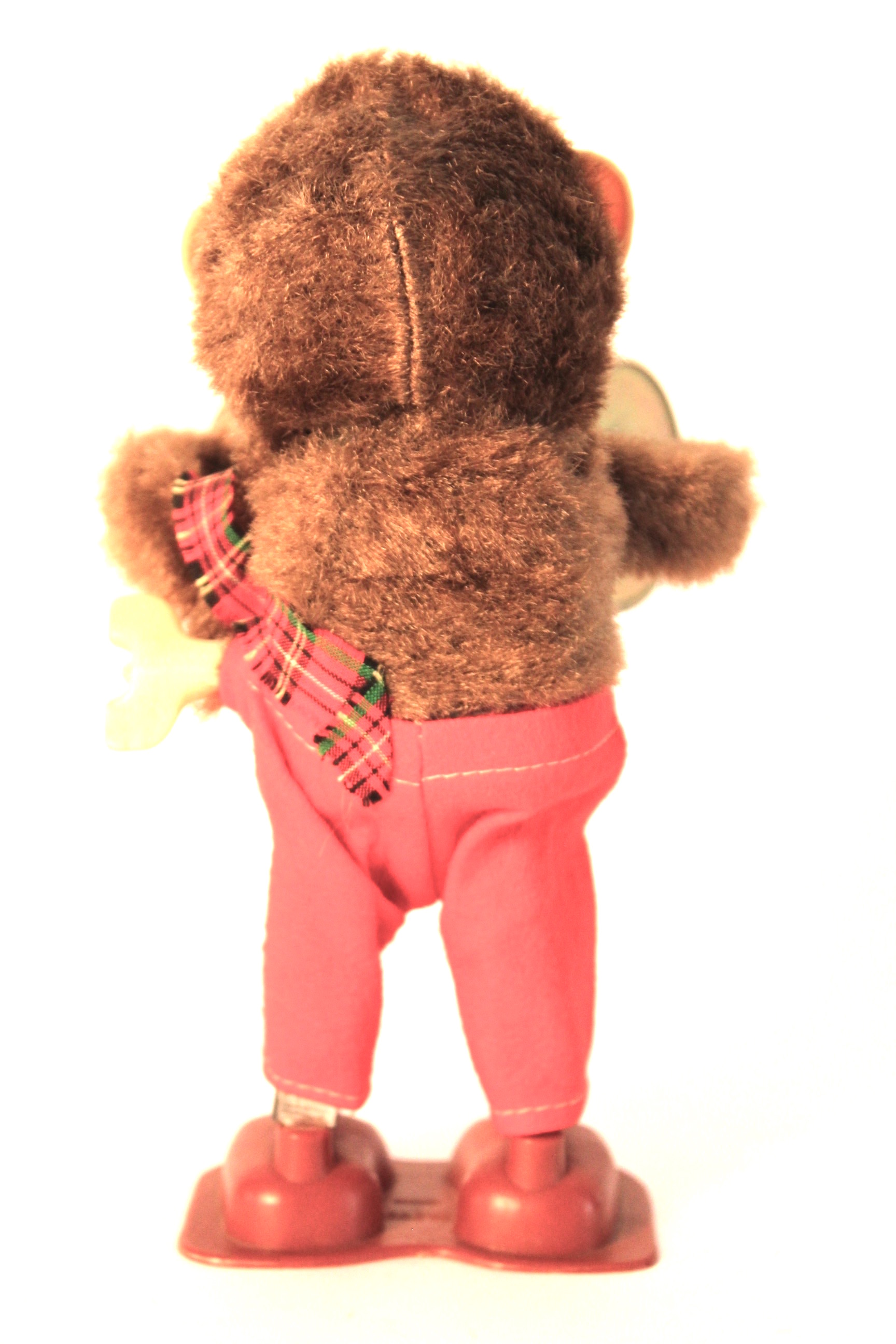 Vintage Wind-Up Cymbal Playing Monkey