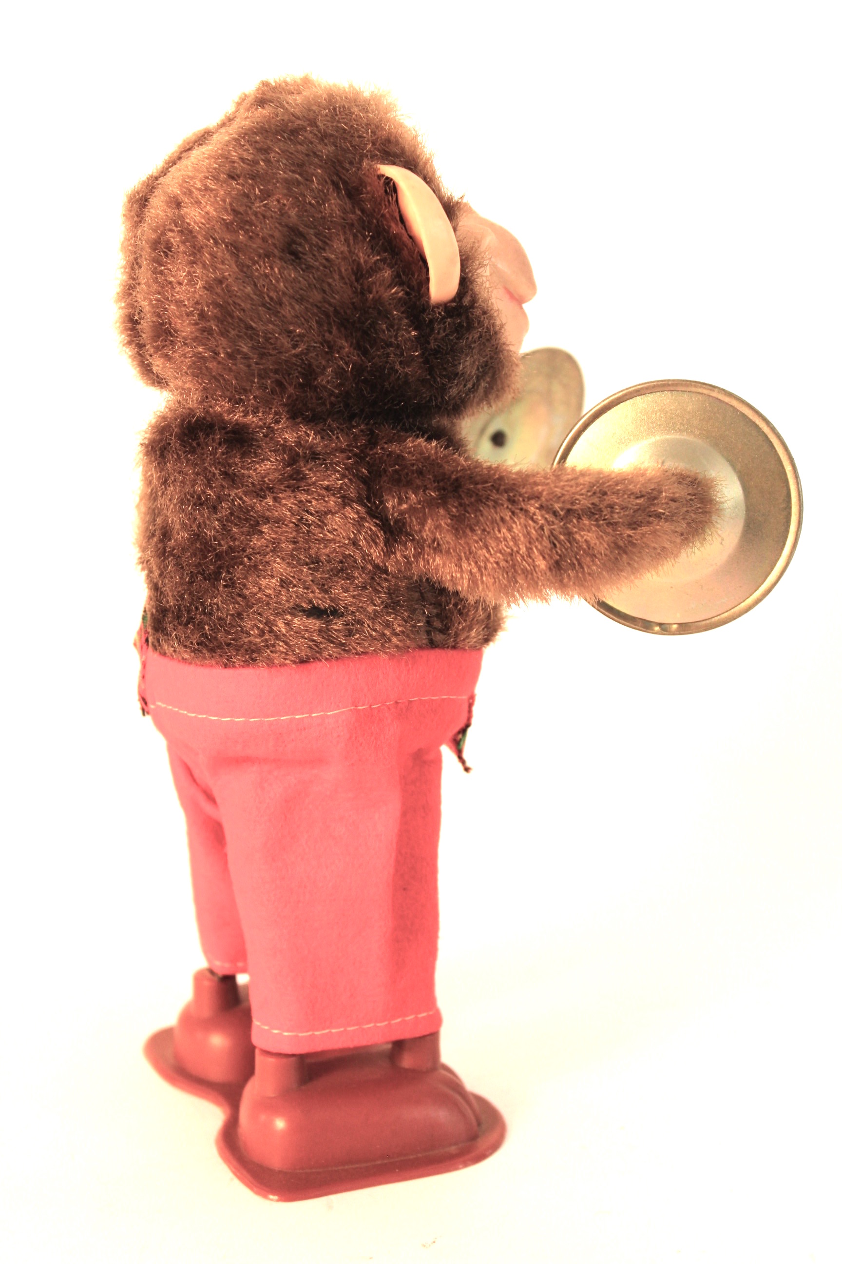 Vintage Wind-Up Cymbal Playing Monkey