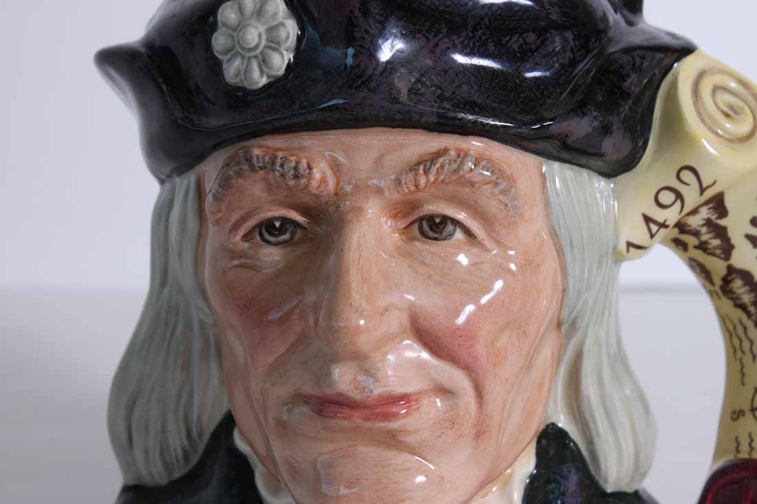 Royal Doulton "Christopher Columbus" Large Toby Mug