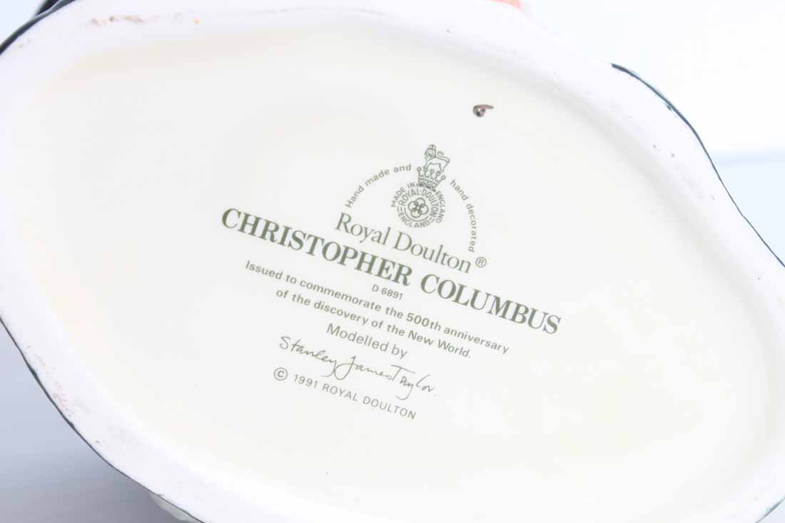 Royal Doulton "Christopher Columbus" Large Toby Mug