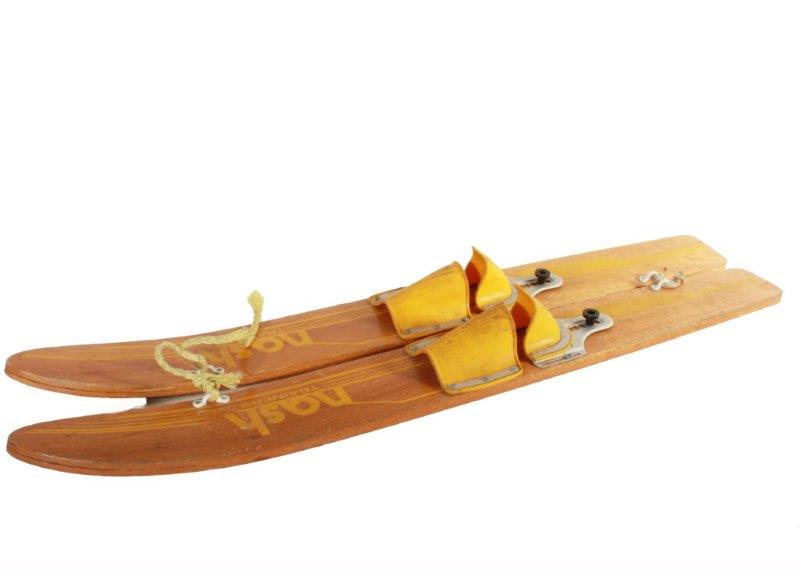 Vintage Nash Trainer Wood Water Skis