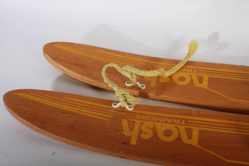 Vintage Nash Trainer Wood Water Skis