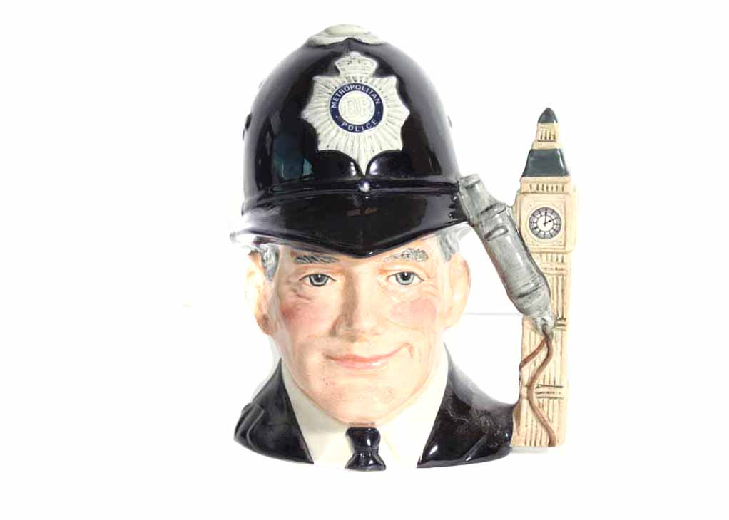 Royal Doulton "The London Bobby" Large Toby Jug