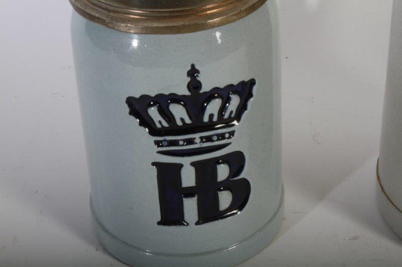 Trio of Vintage Hofbrauhaus German Beer Steins