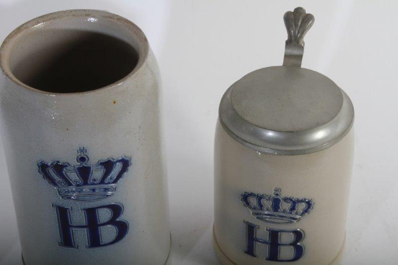 Trio of Vintage Hofbrauhaus German Beer Steins