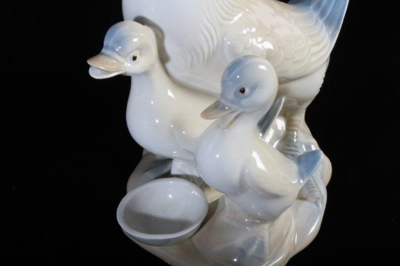 M. Requena Porcelain Geese Figurine