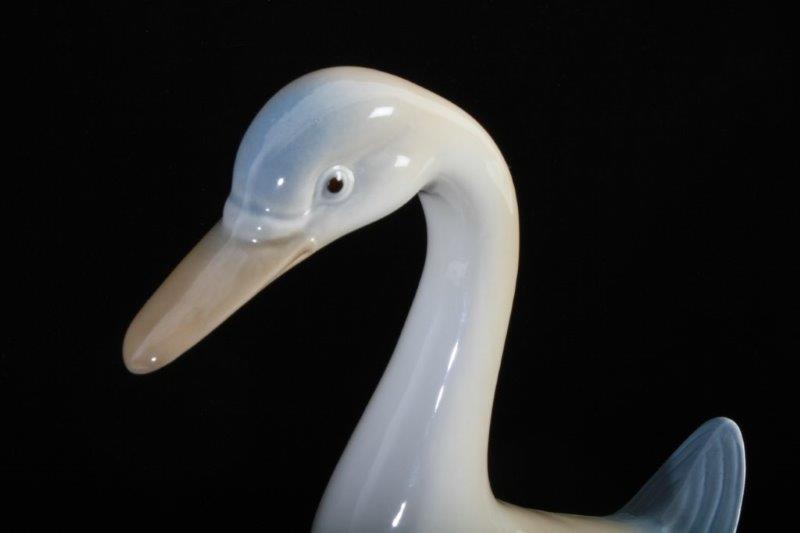 M. Requena Porcelain Geese Figurine