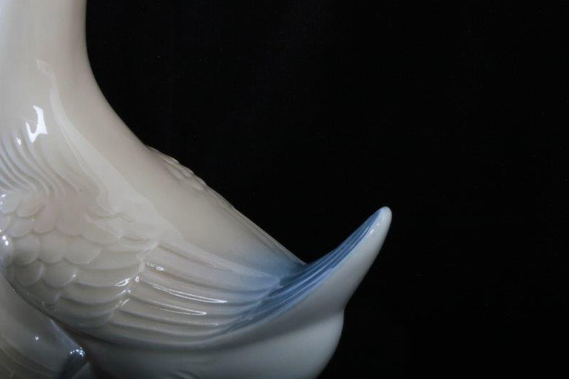 M. Requena Porcelain Geese Figurine