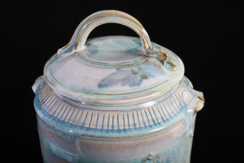 Lidded Ceramic Vase