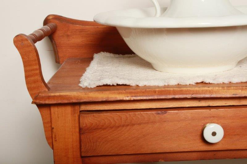 Antique Wash Stand with Basin and Pitcher