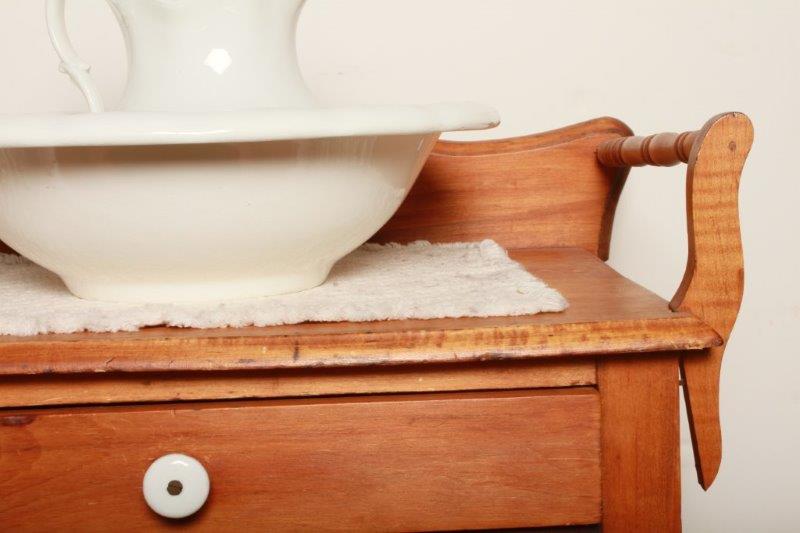 Antique Wash Stand with Basin and Pitcher