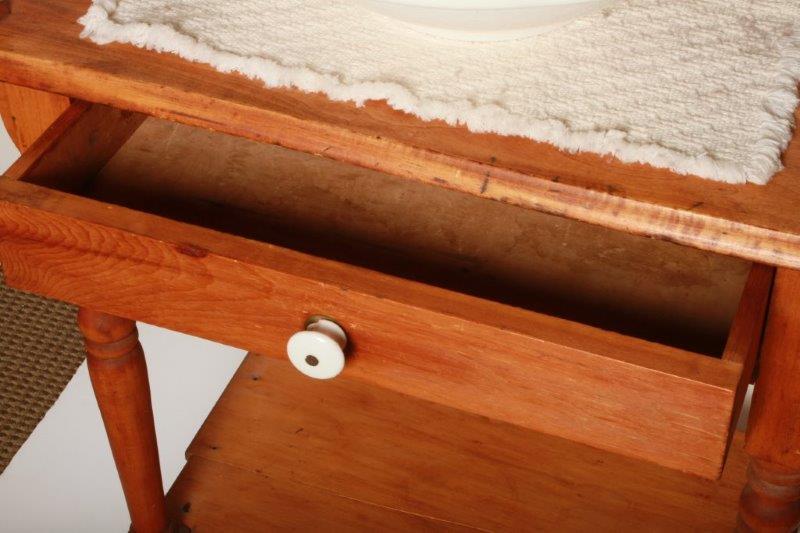 Antique Wash Stand with Basin and Pitcher