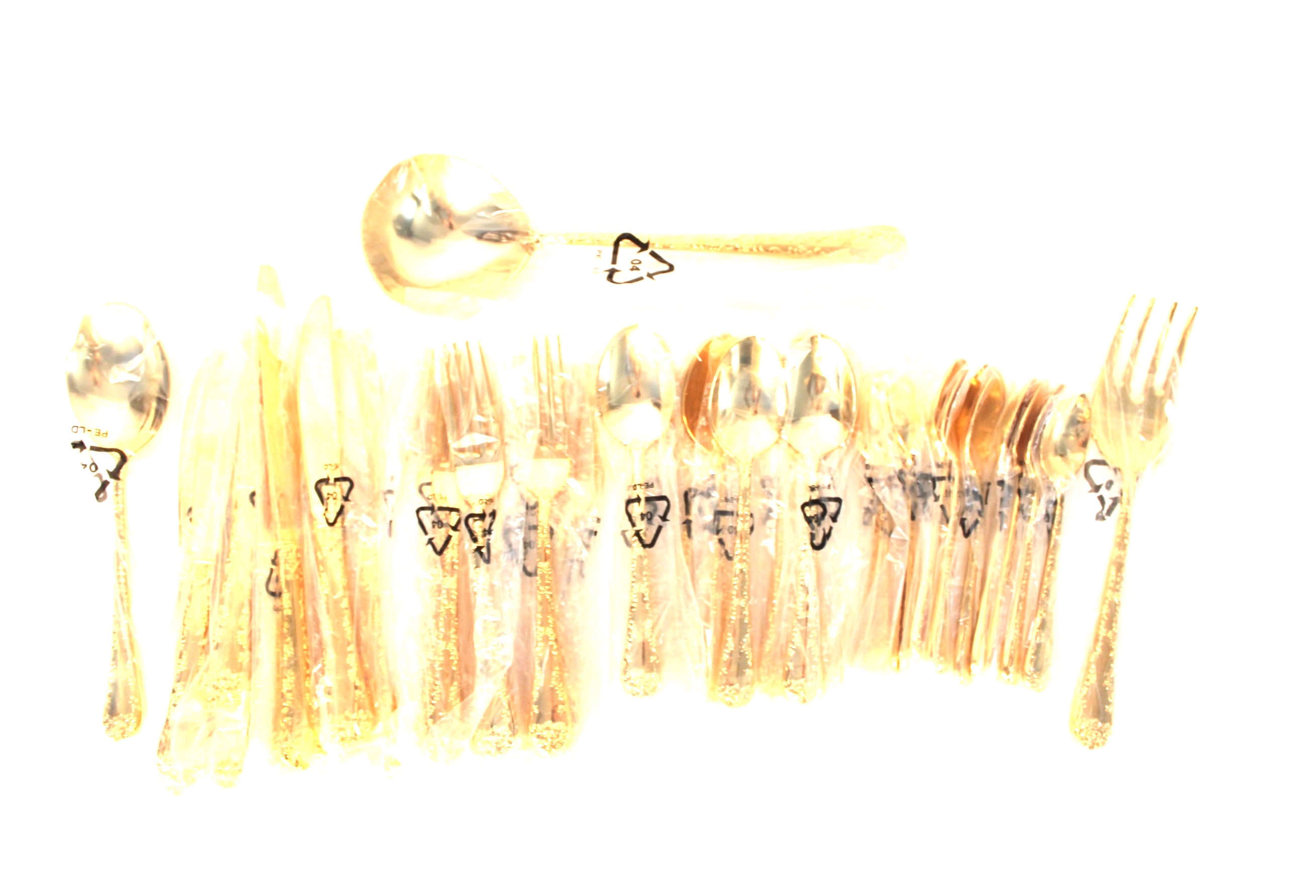 Full Set of International Silver Co. 24 K Electroplate Flatware