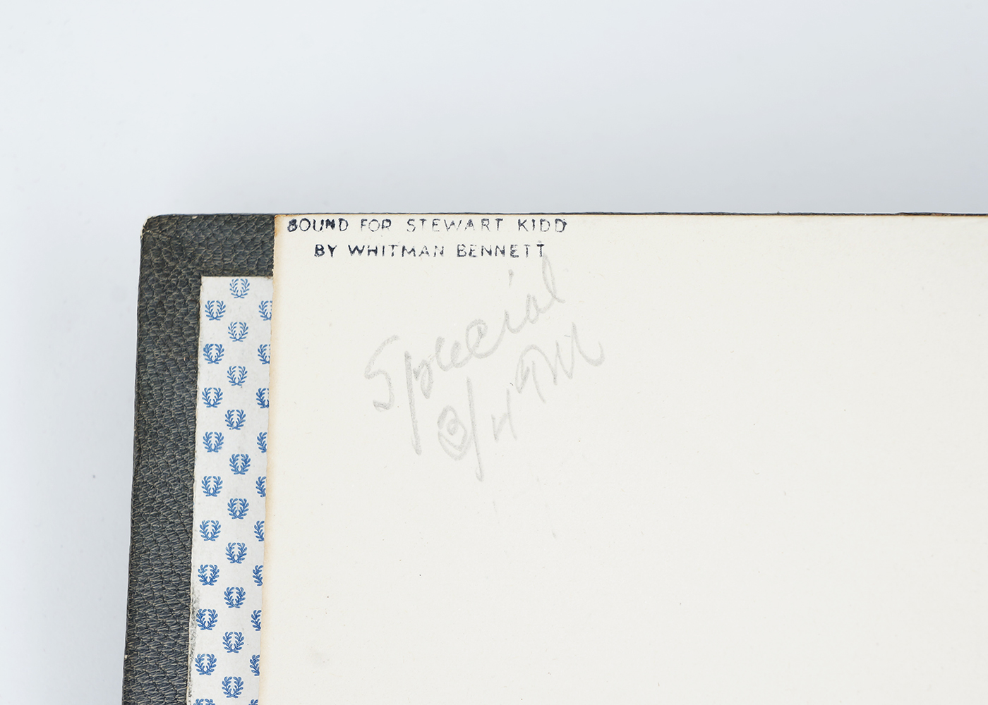 Six Leather Bound Books Bound by Famed Bookbinder Whitman Bennett