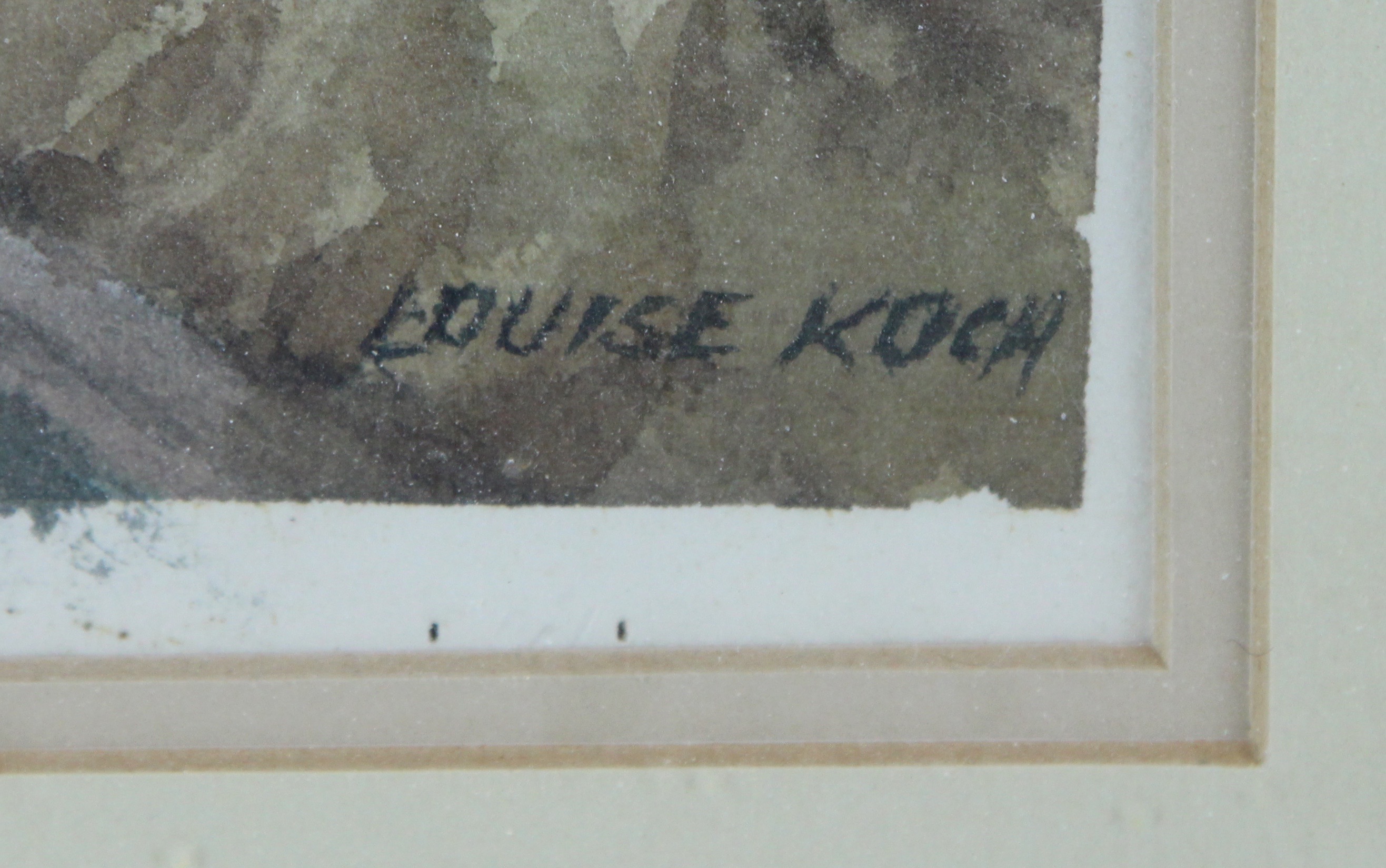 Original Louise Koch Watercolor