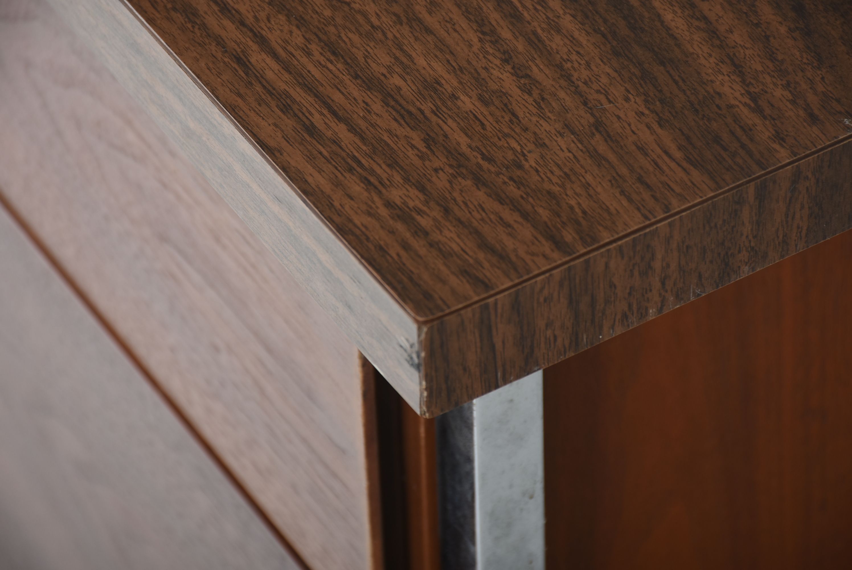 Knoll Walnut Executive's Desk