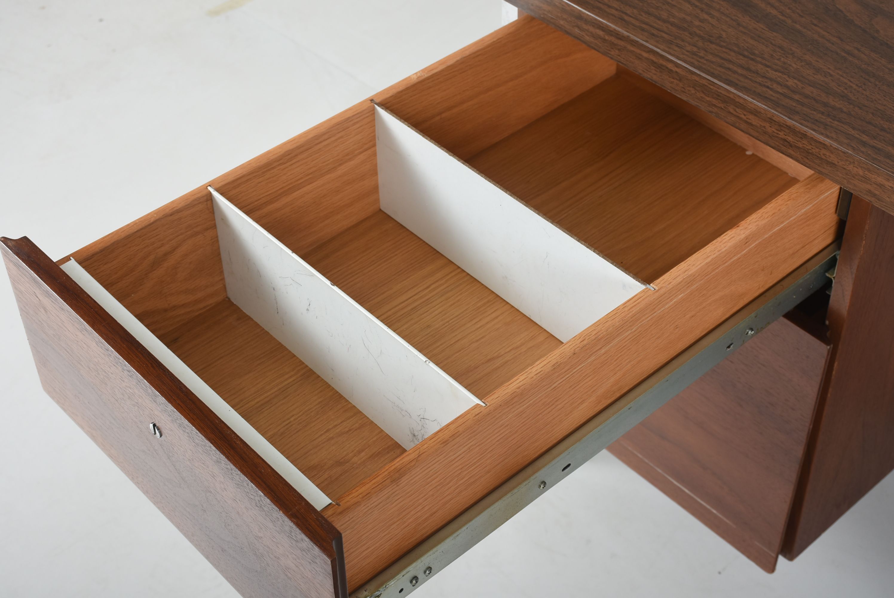 Knoll Walnut Executive's Desk