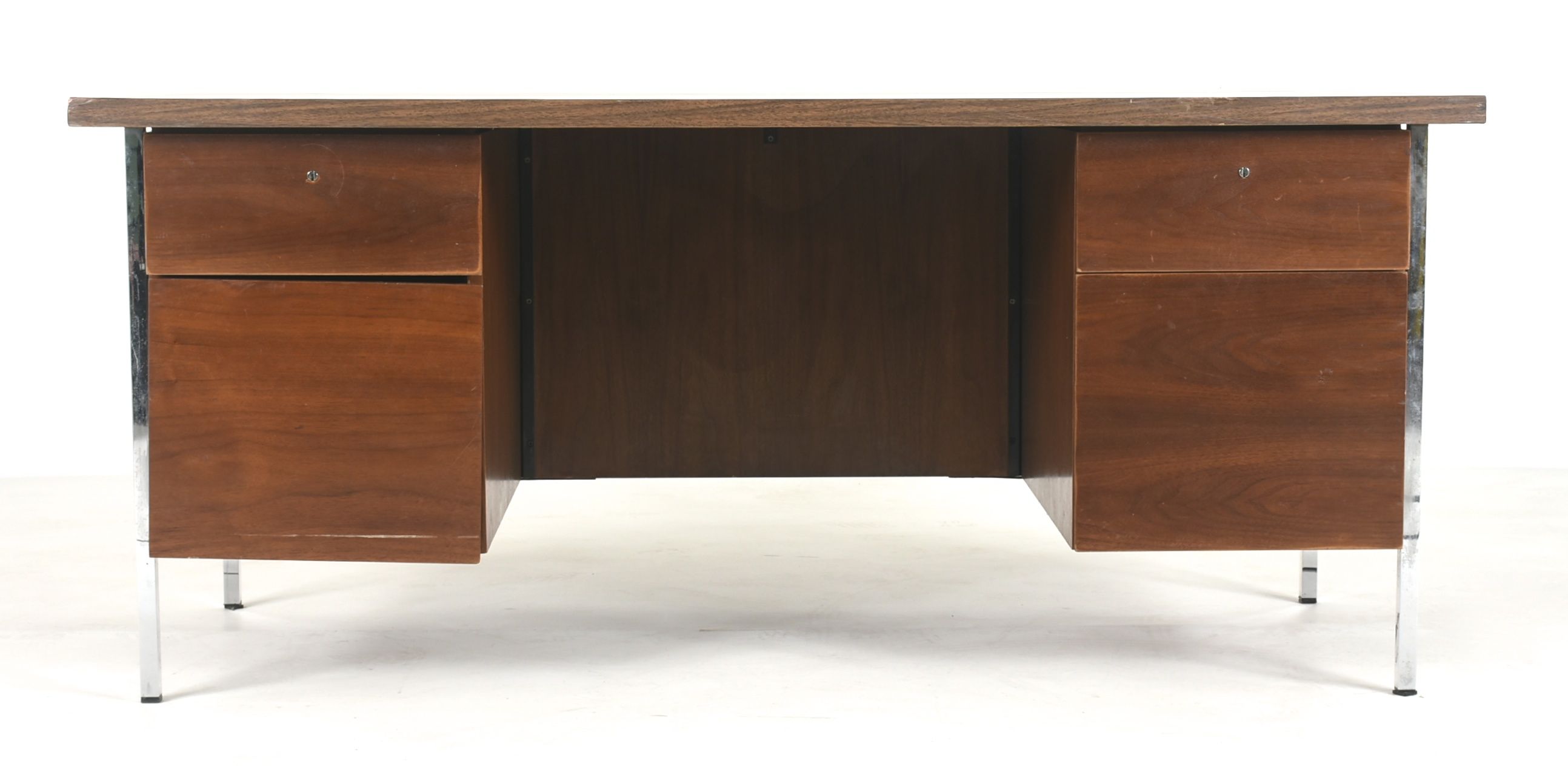 Knoll Walnut Executive's Desk