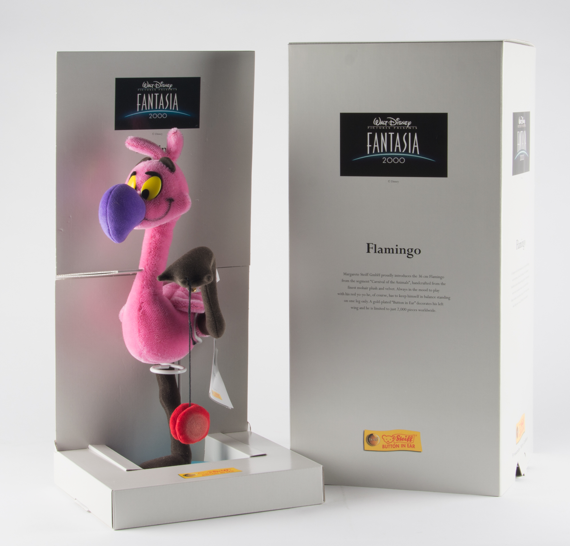 Steiff Disney Fantasia 2000 Matching Number Five Piece Set