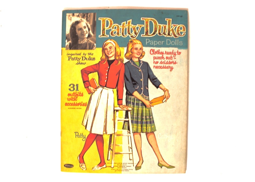 Vintage "Patty Duke Show" Paper Doll Set