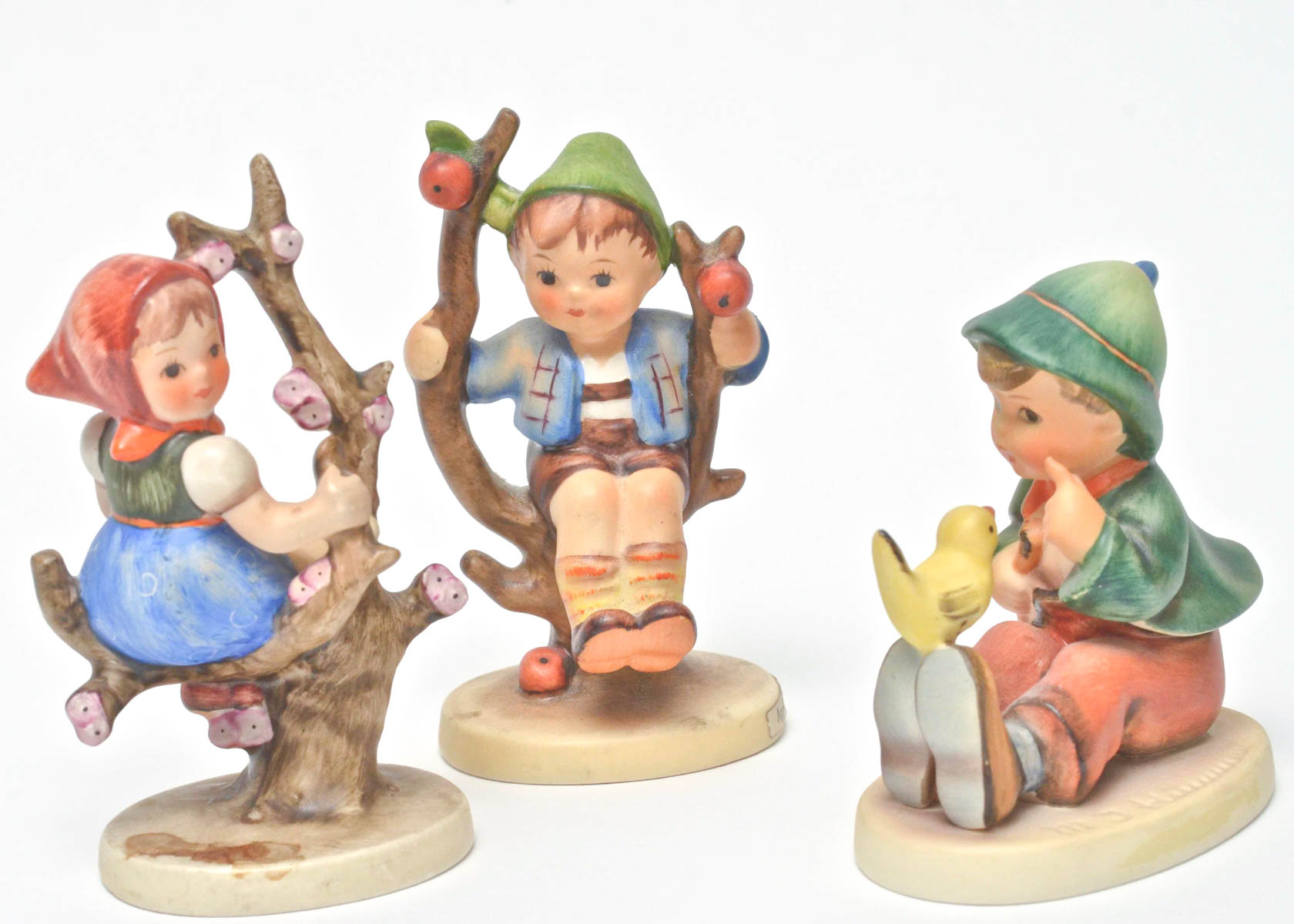 Hummel's "Apple Tree Boy" "Apple Tree Girl" and "Singing Lesson