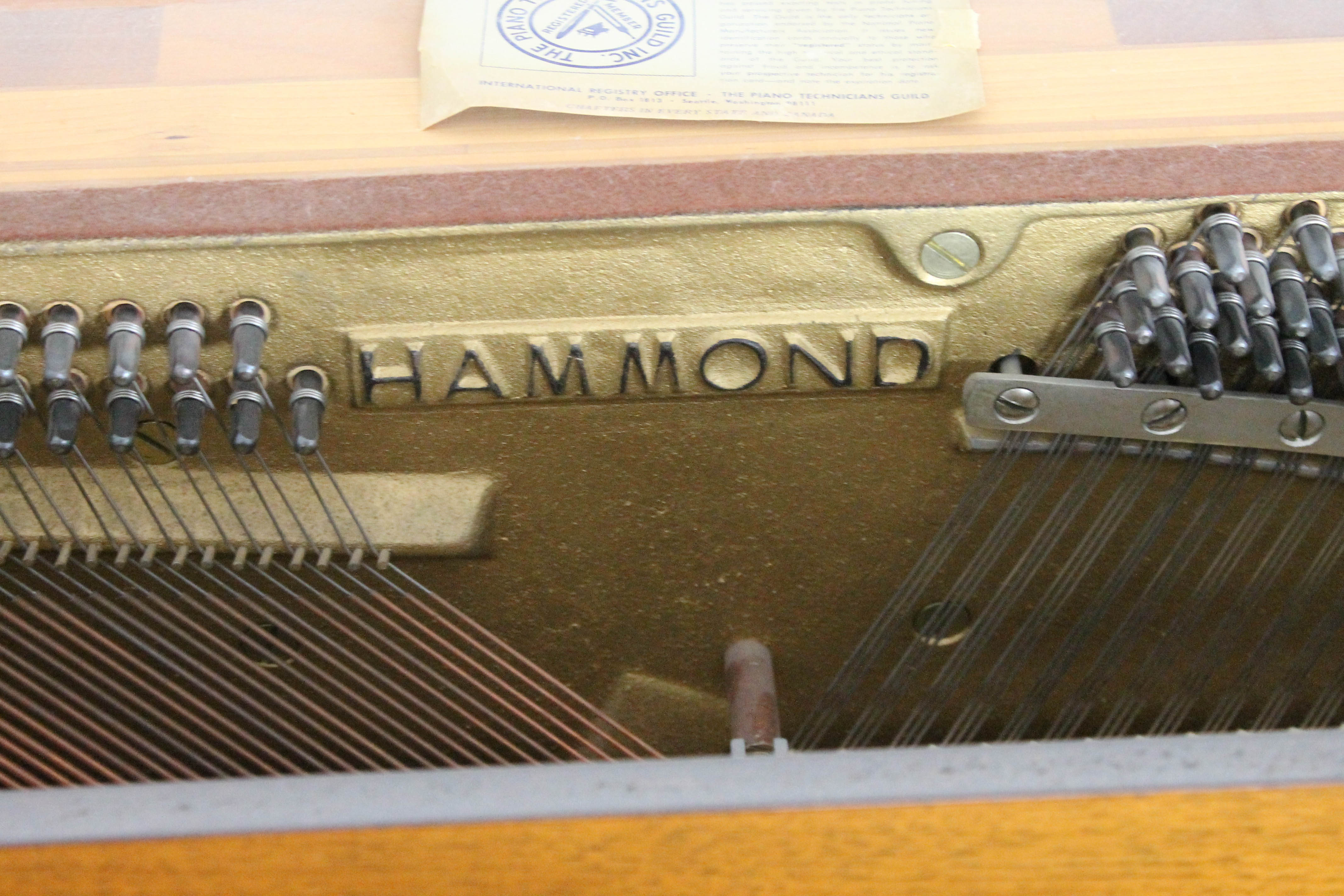 Vintage Hammond Upright Piano