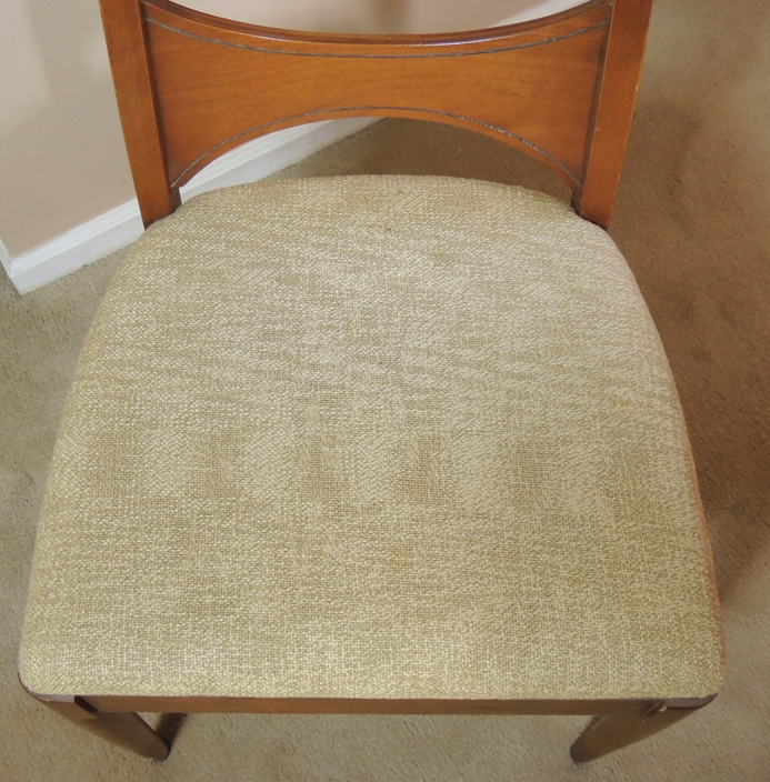 Kent Coffey Perspecta Walnut Drop Leaf Dining Table and Four Chairs