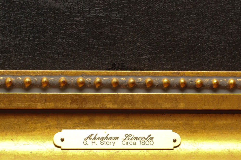 Oil on Canvas Painting of Abraham Lincoln