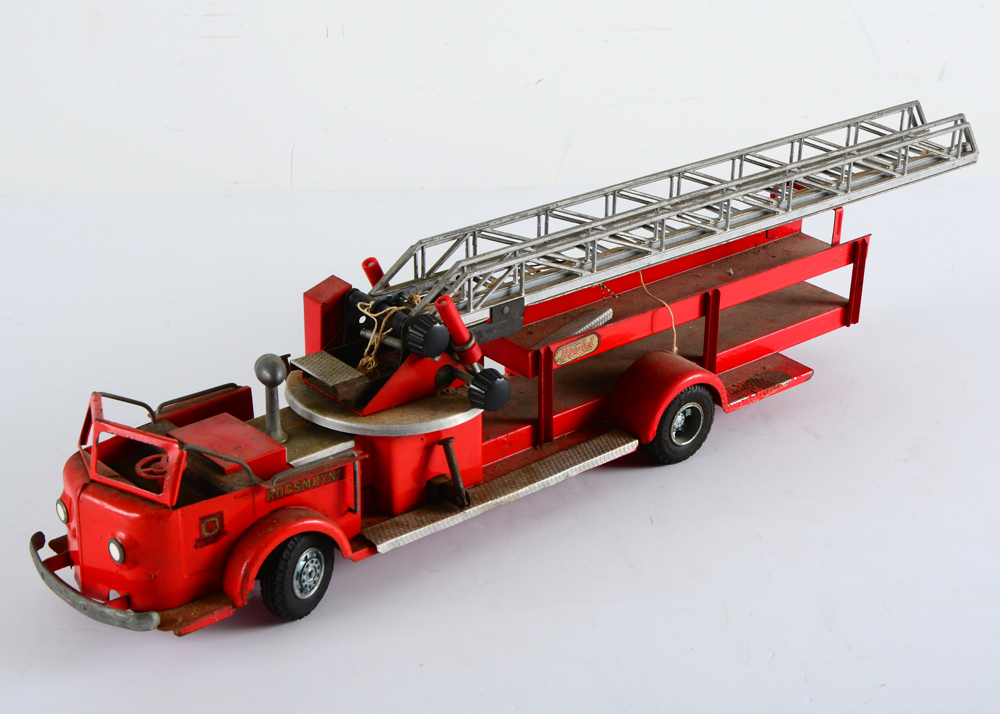 Two Vintage Rossmoyne Charles WM Doepke Fire Trucks