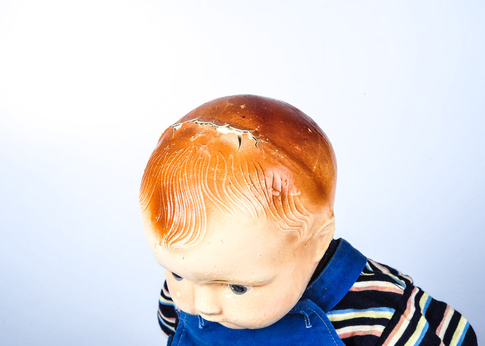 Antique Armand Marseille Bisque Doll and Vintage Baby Doll