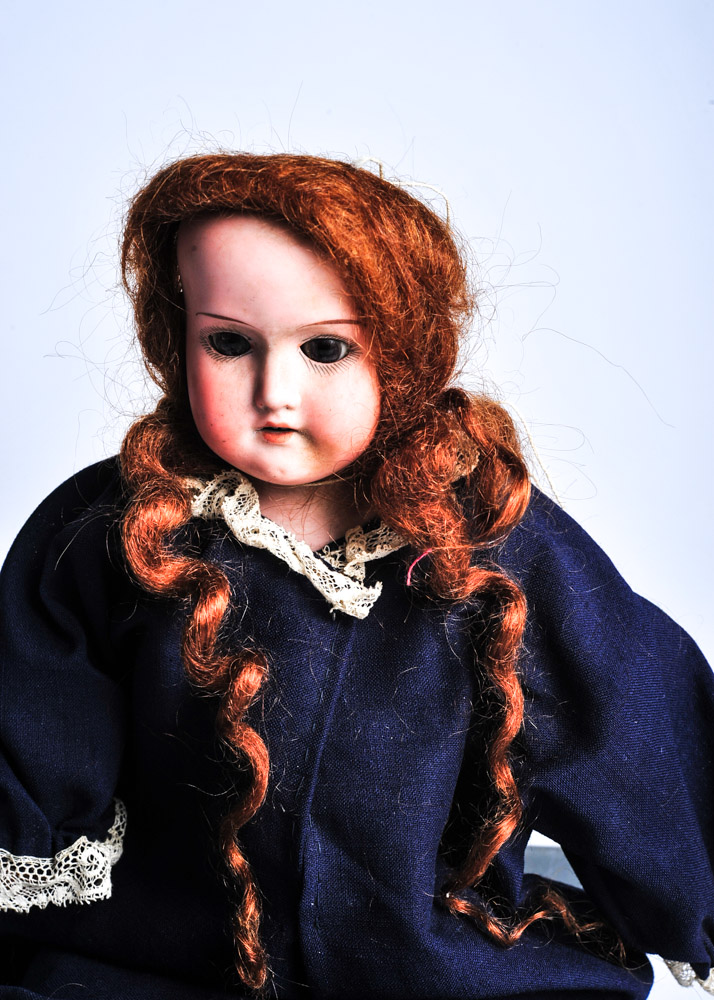 Antique Armand Marseille Bisque Doll and Vintage Baby Doll