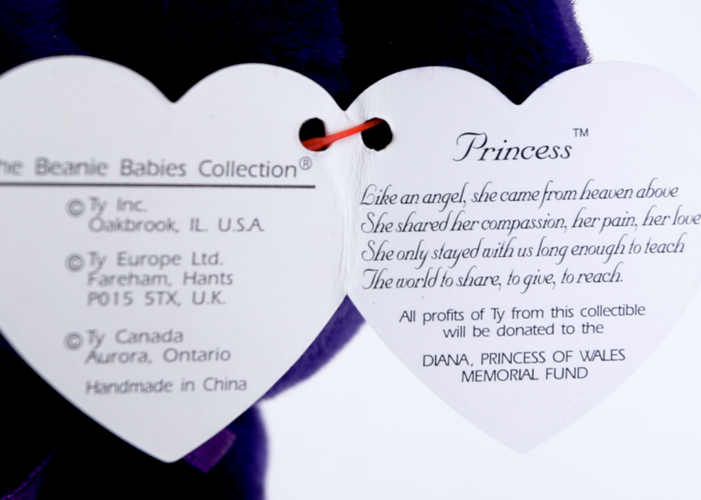 Ty Beanie Babies Collection including Princess Di