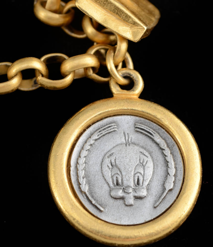 1995 Armitron WB Tweety Bird Watch with Necklace and Bracelet