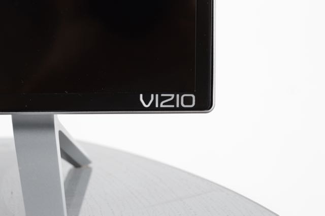 Pamari Smoked Glass TV Stand with Vizio 55" HD Television