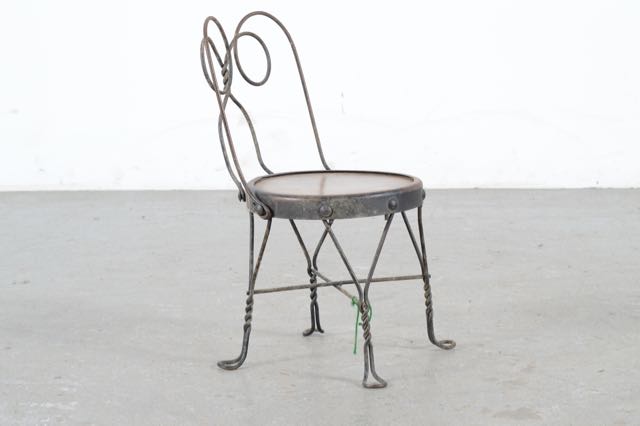 Vintage Children's Ice Cream Parlor Chairs and Table Set