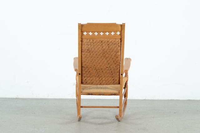 Cane Seat and Back Rocking Chair