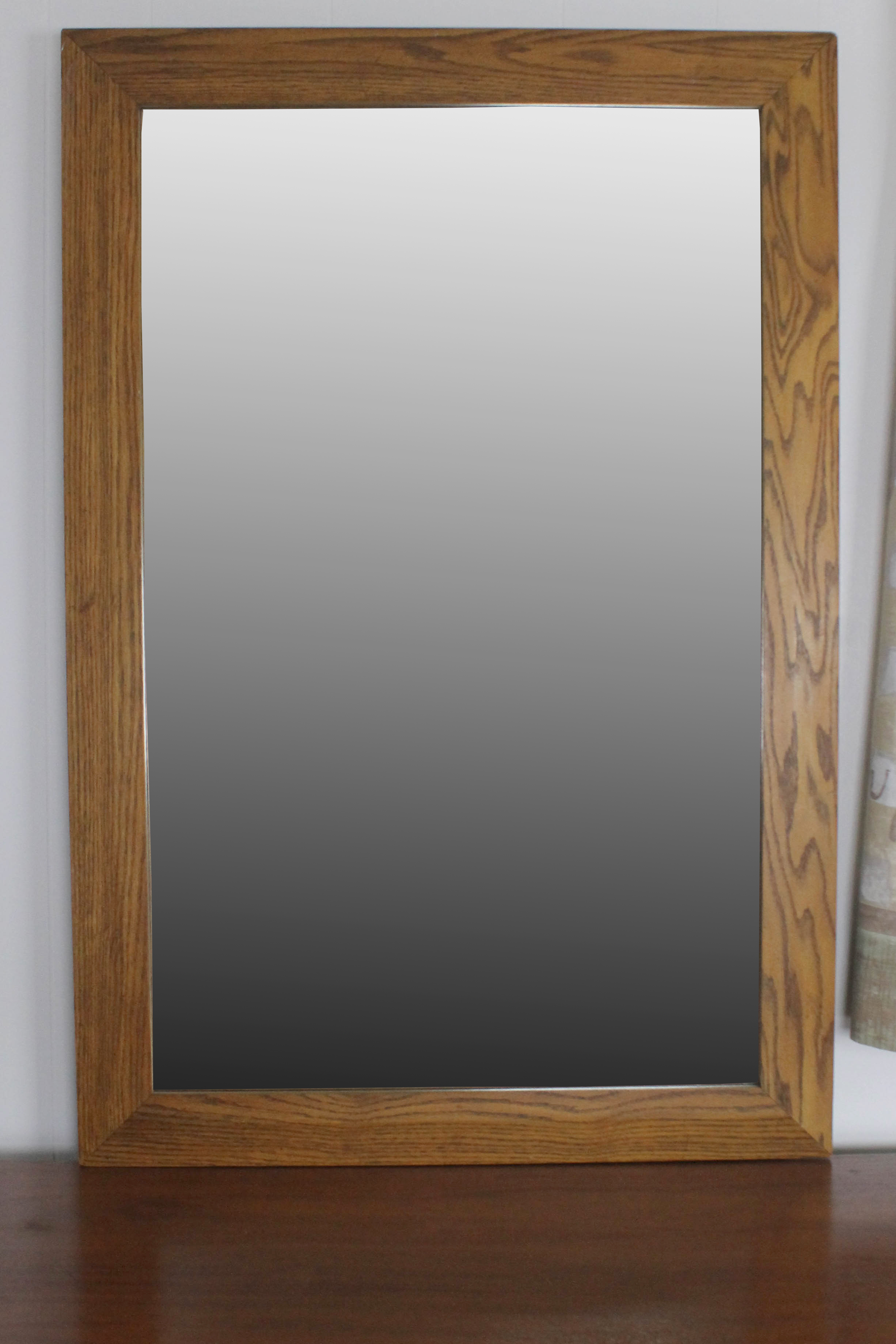 Mengel Furniture Dresser With Oak Framed Mirror