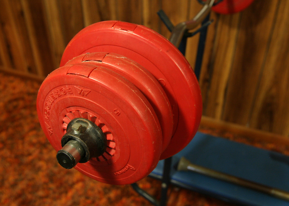 Weight Bench with Weights