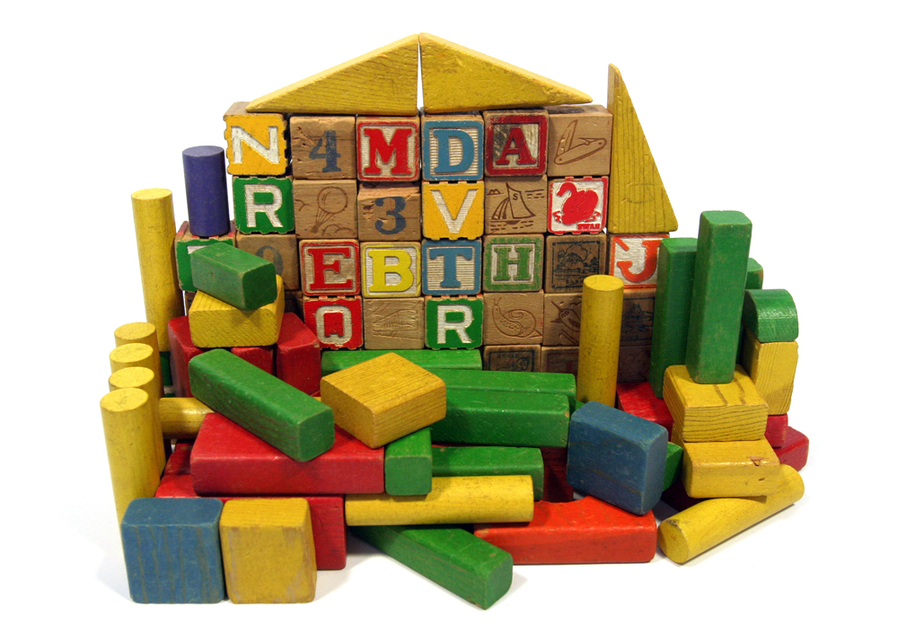 Vintage Wooden Blocks