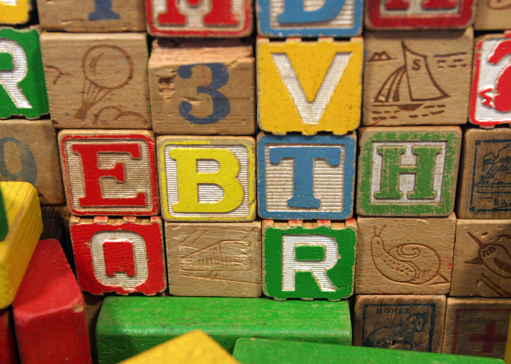 Vintage Wooden Blocks