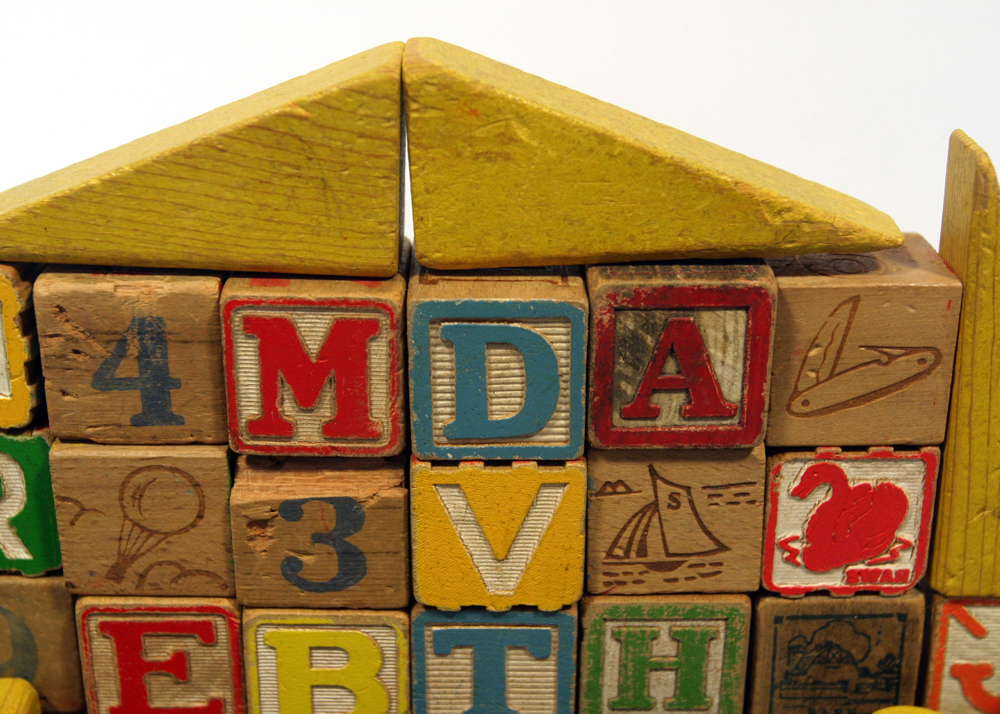 Vintage Wooden Blocks
