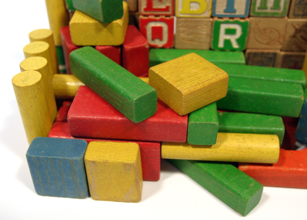 Vintage Wooden Blocks