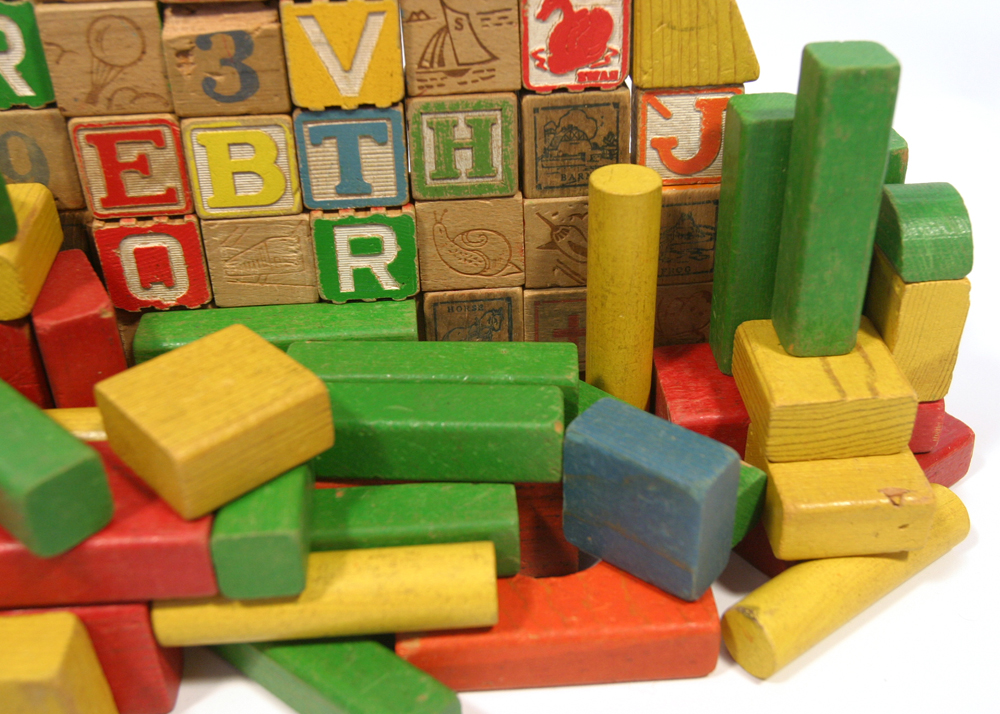Vintage Wooden Blocks
